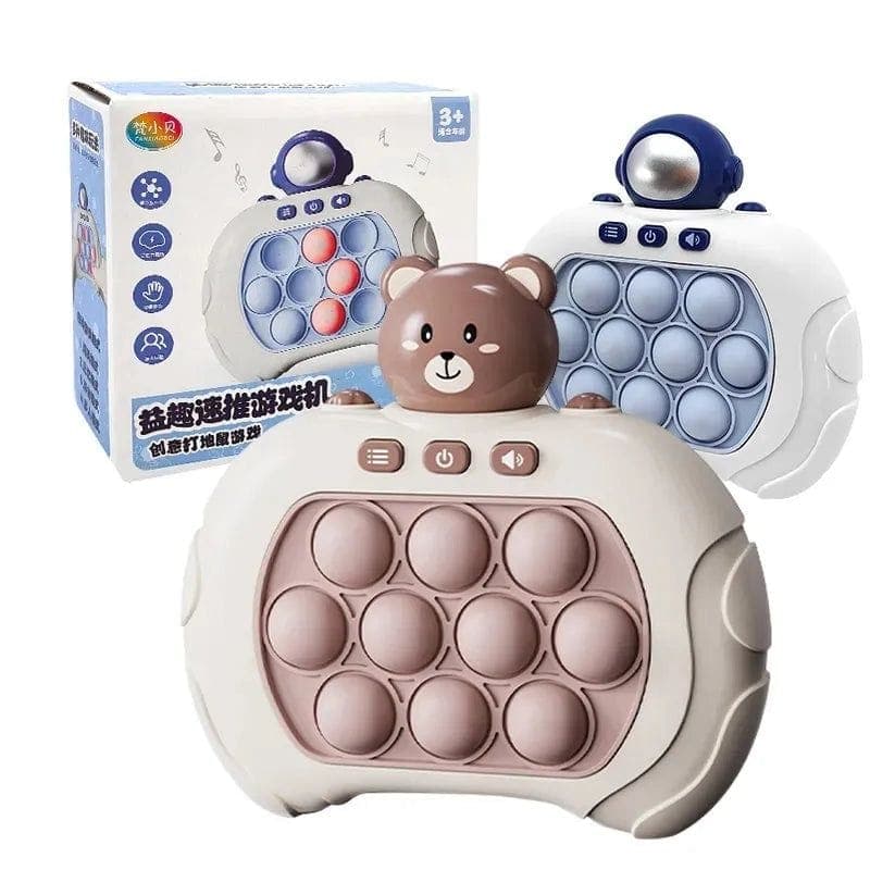 Consola Interactiva de Puntos "Fast Push Puzzle Game" (Diseño Cute Shape / Osito y Astronauta)