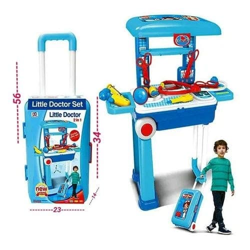 Set de Doctor 2 en 1 Maleta y Mesa de Actividades "Little Doctor"