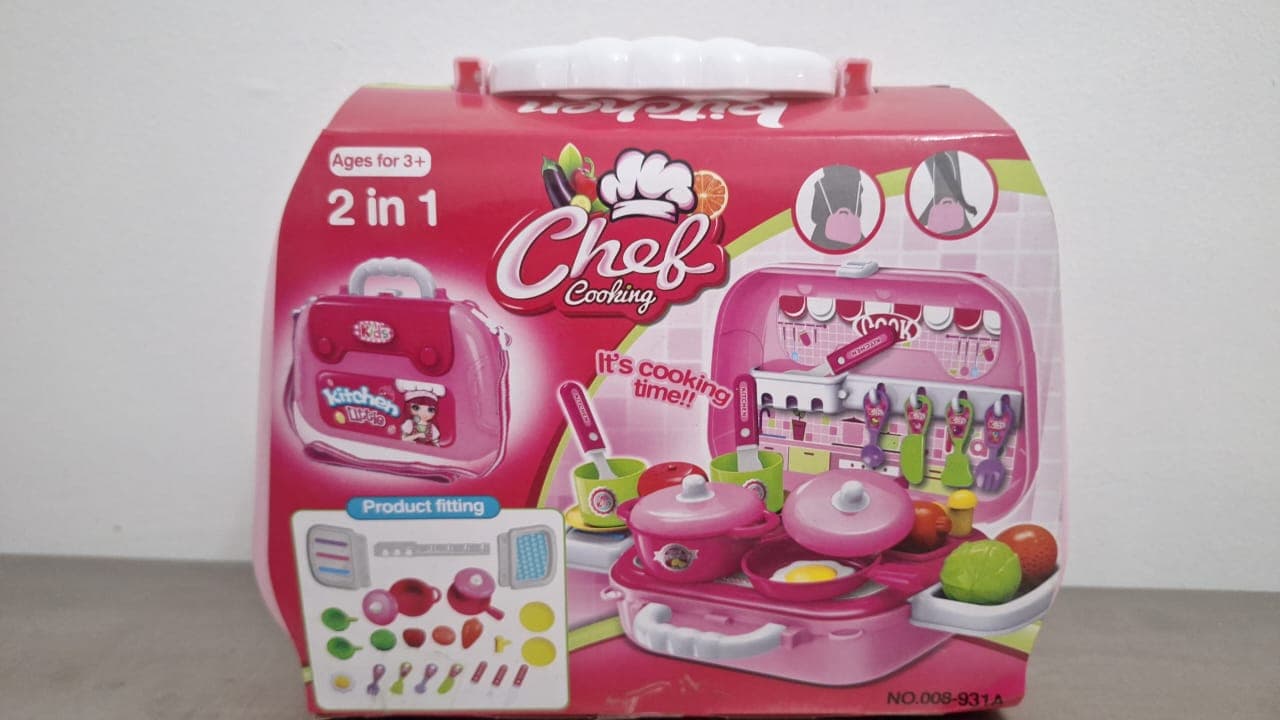 Cocina 2 en 1 (Tipo maletín / carterita)