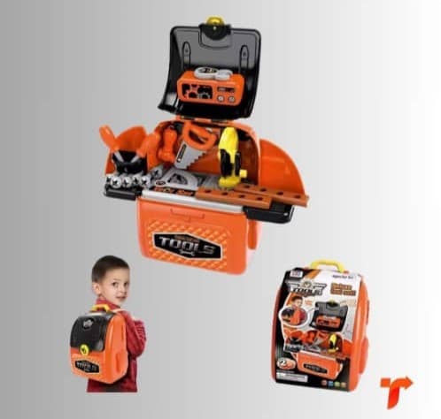 Set de Herramientas 2 en 1 (Mochila y Mesa de Trabajo) "Deluxe Tool Set"