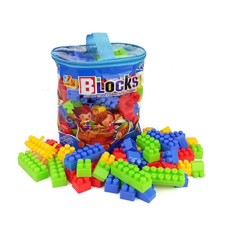 Bolso de Bloques Armables de 100 Piezas tipo Lego