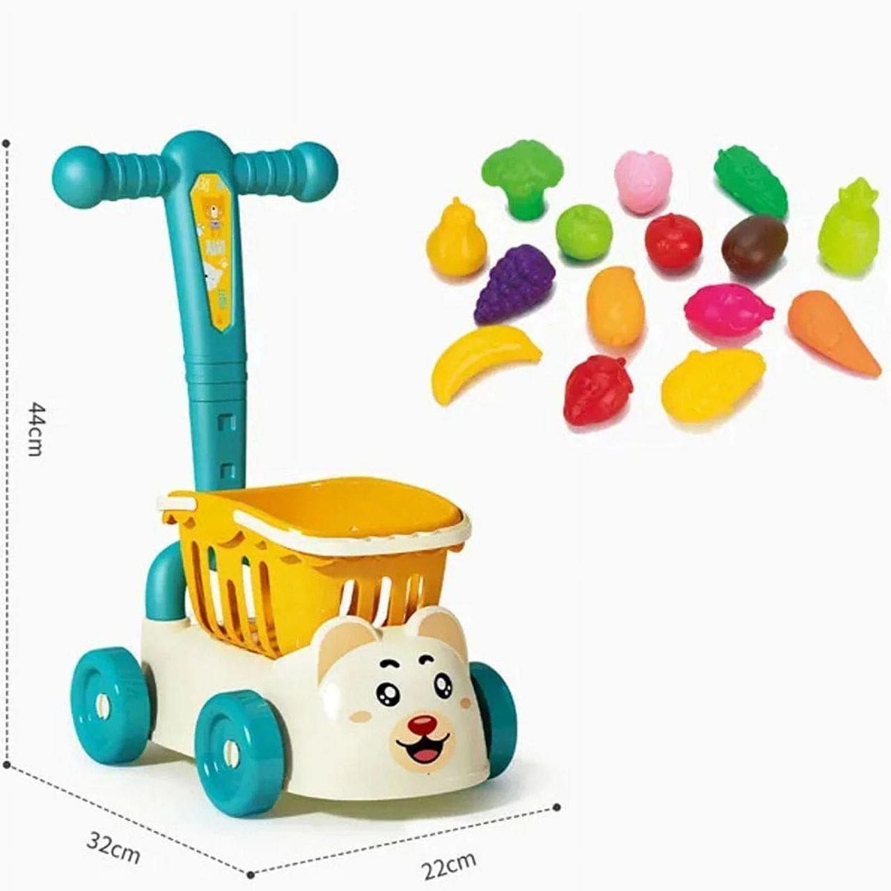 Caminadora y Carrito de Mercado Infantil (2 en 1)