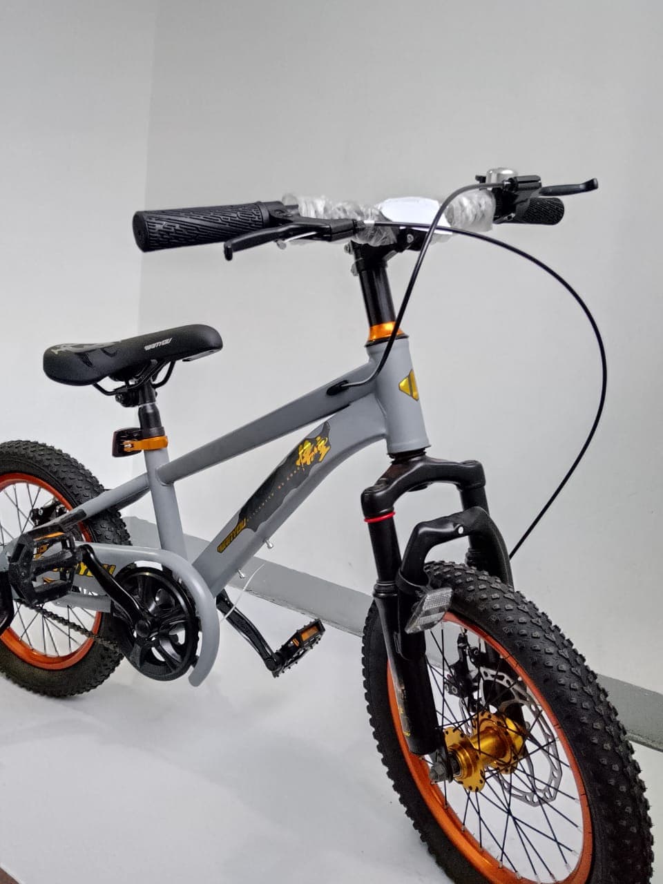 Bicicleta RIN 16 Infantil Todoterreno con Suspensión y Freno de Doble Disco