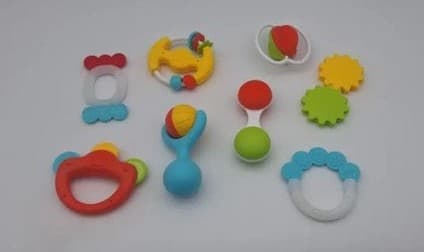 Set de Sonajas y Mordedores para Bebé Huanger